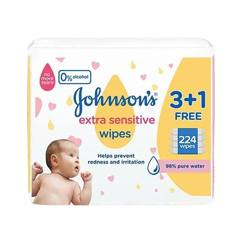 مناديل فائقة الحساسية  جونسون 224 منديلا